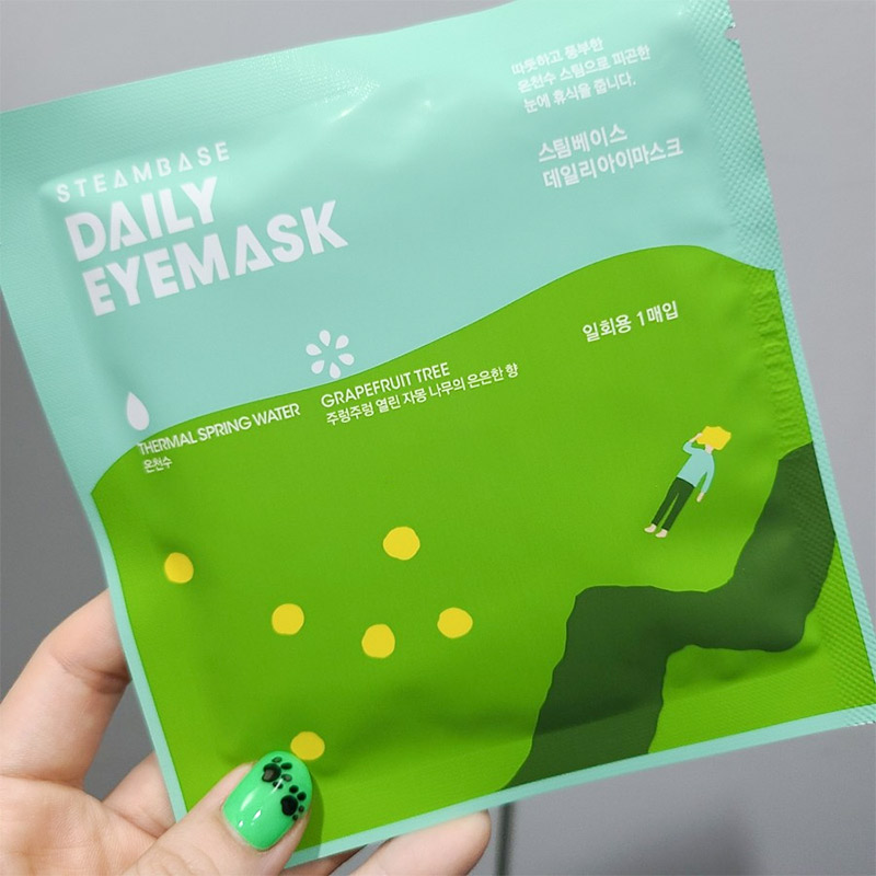 Паровая маска для глаз с ароматом грейпфрута Steambase Daily Eyemask Grapefruit Tree 1 шт