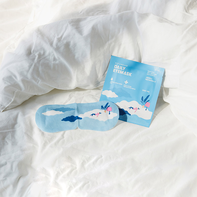 Паровая маска для глаз с ароматом жасмина Steambase Daily Eyemask Fleecy Cloud 1 шт