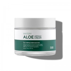 Успокаивающий ампульный крем с экстрактом алоэ TENZERO Watery Aloe Ampoule Cream 2X 70гр