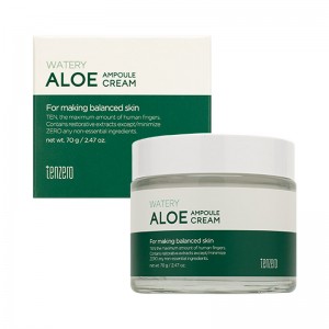 Успокаивающий ампульный крем с экстрактом алоэ TENZERO Watery Aloe Ampoule Cream 2X 70гр