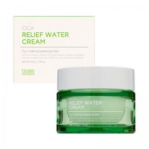 Успокаивающий крем с центеллой азиатской TENZERO Cica Relief Water Cream 50гр