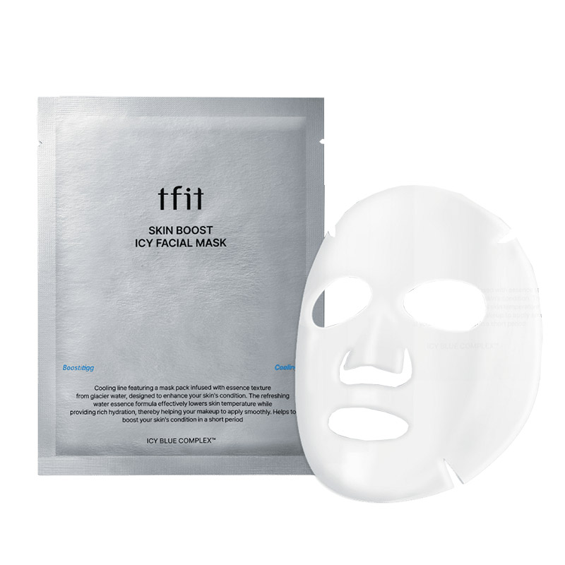 Освежающая тканевая маска для лица TFIT Skin Boost Icy Facial Mask 25мл