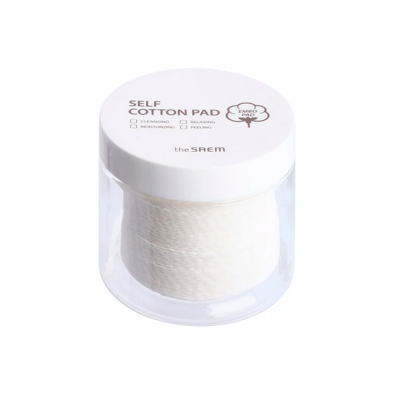 Хлопковые пэды для лица The Saem Self Cotton Pad 50шт Хлопковые пэды для лица The Saem Self Cotton Pad 50шт