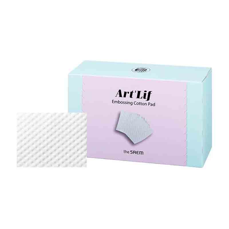 Ватные диски с тиснением The Saem Artlif Embossing Cotton Pad 220шт Ватные диски с тиснением The Saem Artlif Embossing Cotton Pad 220шт