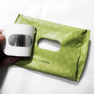 Очищающие салфетки THE SAEM Healing Tea Garden Green Tea Cleansing Tissue - 20 шт