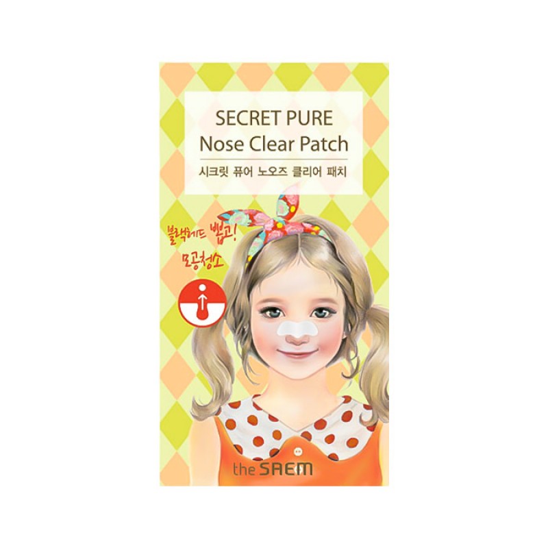 Патч для носа от черных точек THE SAEM Secret Pure Nose Clear Patch 1 шт.