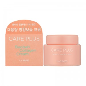 Крем с коллагеном и баобабом THE SAEM Care Plus Baobab Collagen Cream - 100 мл