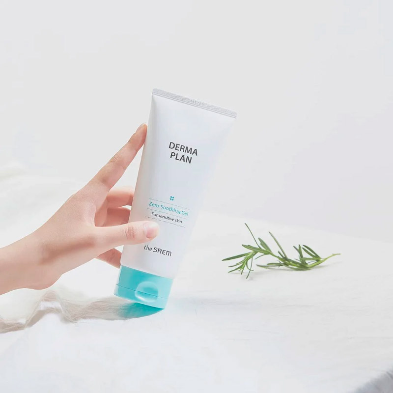 Успокаивающий гель для лица The Saem Derma Plan Zero Soothing Gel 200мл