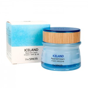 Увлажняющий крем-гель для лица THE SAEM Iceland Aqua Gel Cream - 60 мл