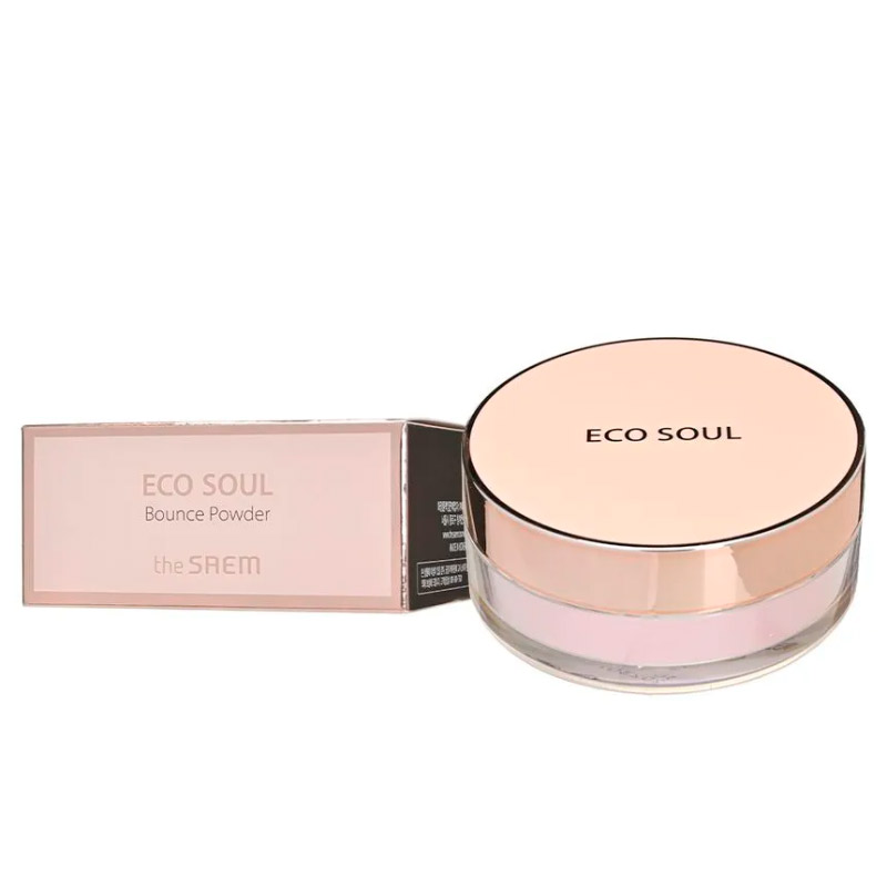 Рассыпчатая пудра The Saem Eco Soul Bounce Powder 10гр