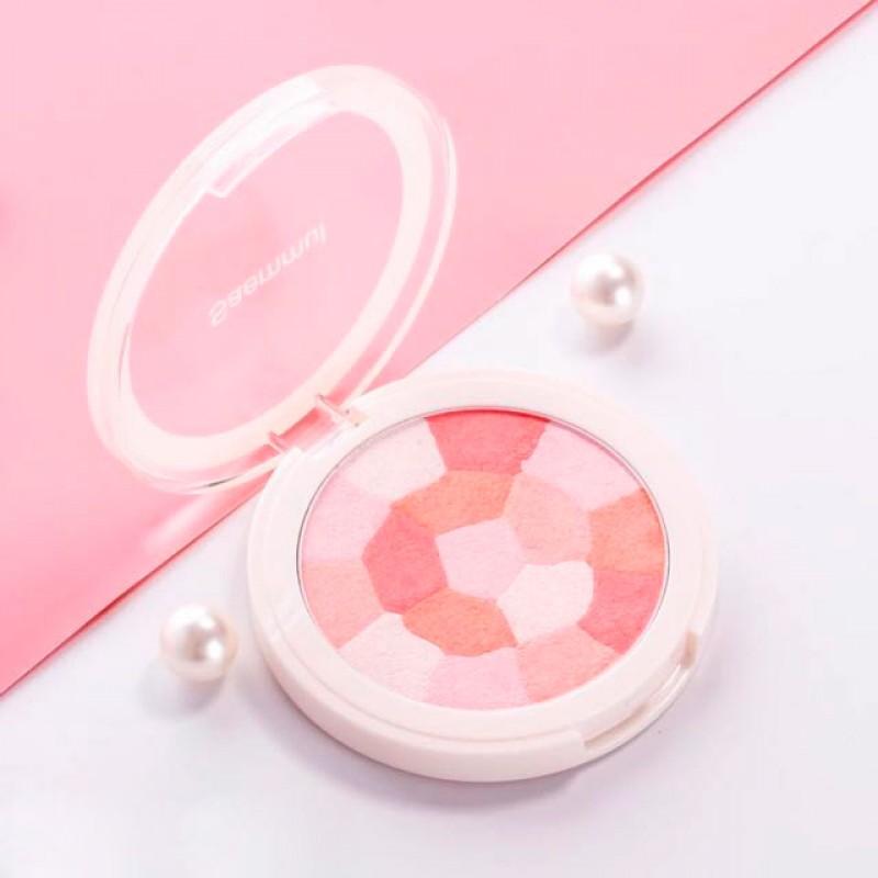 Запеченые минеральные румяна для макияжа THE SAEM Saemmul Luminous Multi Blusher - 8 гр.