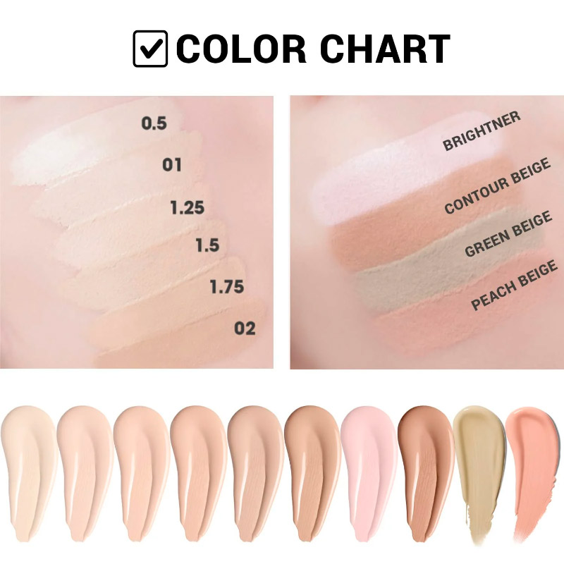 Жидкий консилер для лица THE SAEM Cover Perfection Tip Concealer - 6.5 гр