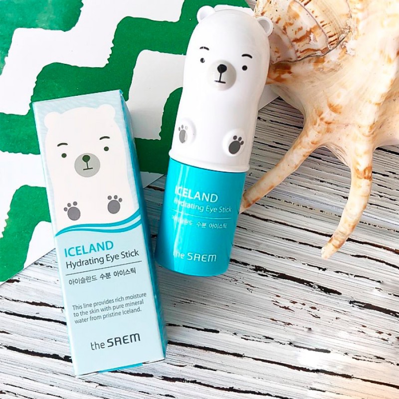 Стик для глаз увлажняющий с ледниковой водой THE SAEM Iceland Hydrating Eye Stick - 7 мл