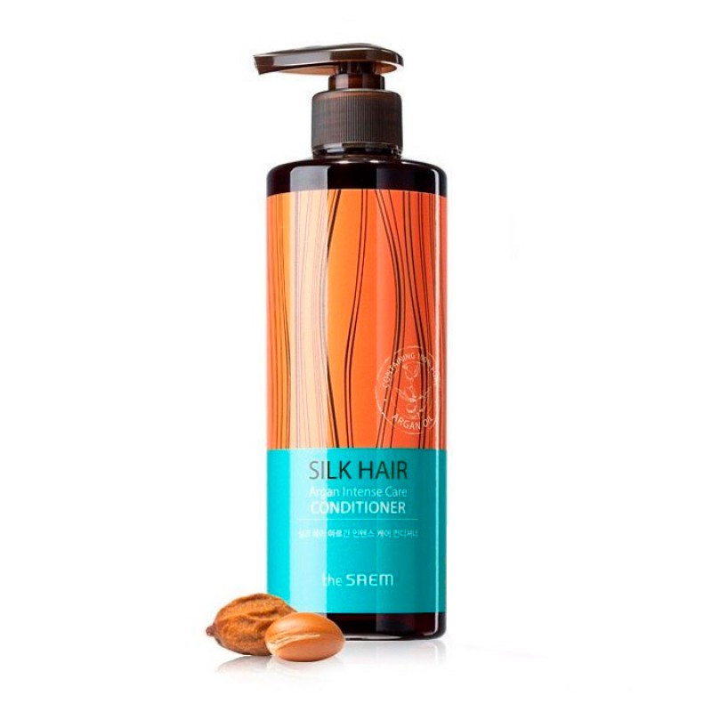 Кондиционер с аргановым маслом THE SAEM Silk Hair Argan Intense Care Conditioner - 380 мл