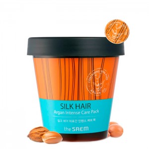 Маска для волос с аргановым маслом THE SAEM Silk Hair Argan Intense Care Pack - 200 мл