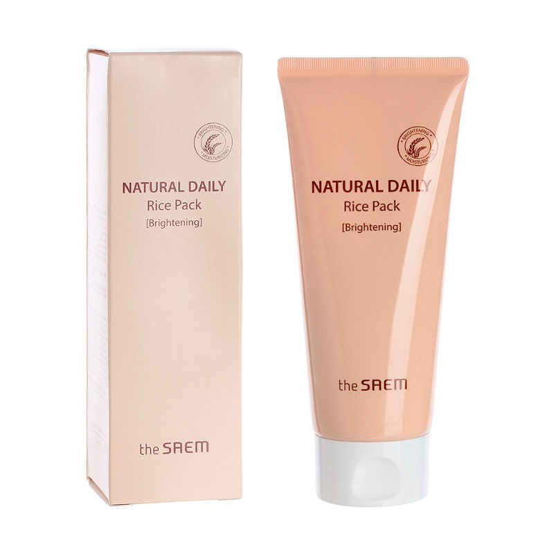 Маска-плёнка с экстрактом риса The Saem Natural Daily Rice Pack 120гр