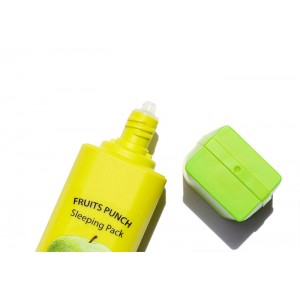 Ночная маска яблочный пунш THE SAEM Fruits Punch Apple Sleeping Pack - 100 мл