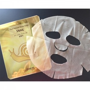 Тканевая маска с муцином улитки THE SAEM Pure Natural Mask Sheet Snail - 20 мл