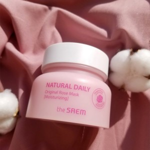 Увлажняющая маска с лепестками роз THE SAEM Natural Daily Original Rose Mask 100 гр