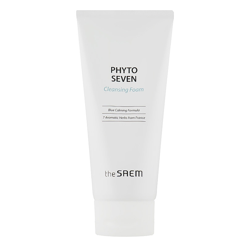 Пенка для умывания с успокаивающим фито-комплексом THE SAEM Phyto Seven Cleansing Foam 150мл