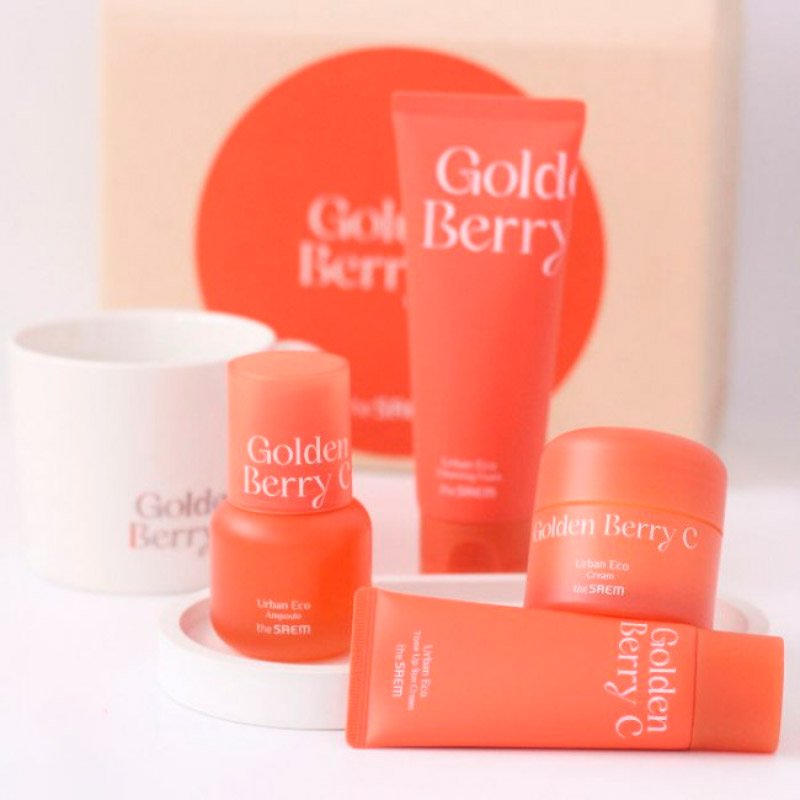 Golden berry c. См Golden Berry набор кремов Urban Eco Golden Berry Lucky Box b. The Saem Urban Eco Golden Berry c Cream. Lucky Berry. Голден Берри.