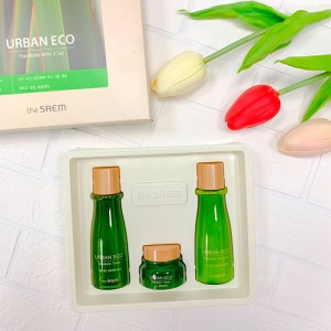 Набор миниатюр для лица со льном THE SAEM Urban Eco Harakeke Mini 3 Set