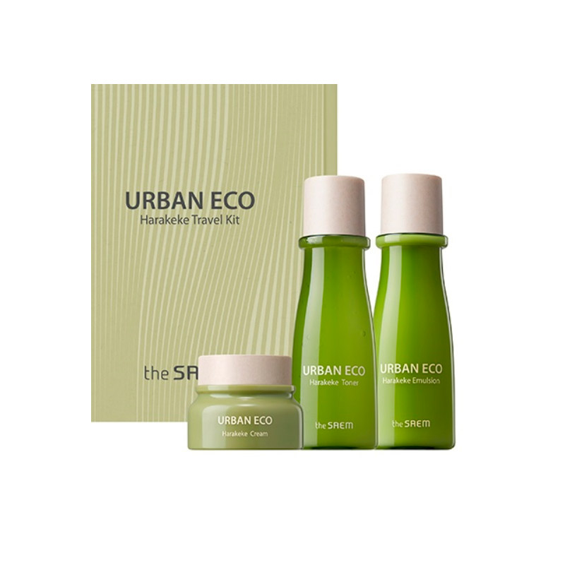 Набор миниатюр для лица веганский THE SAEM Vegan Urban Eco Harakeke Mini 3 Set