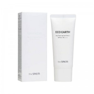 Солнцезащитная сыворотка-праймер The Saem Eco Earth Airy Tone Up Sun Serum SPF 50+ PA++++ 35мл