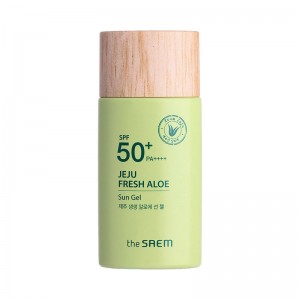 Солнцезащитный гель с алоэ THE SAEM Jeju Fresh Aloe Sun Gel SPF50+ PA++++ 60 гр