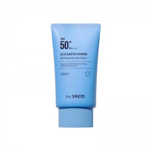 Солнцезащитный крем для лица THE SAEM Eco Earth Power All Protection Sun Cream SPF50+ PA++++  50мл