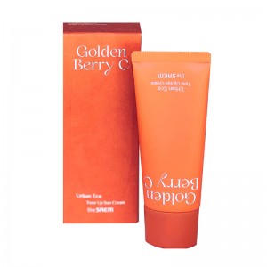 Осветляющий солнцезащитный крем для выравнивая тона кожи The Saem Urban Eco Golden Berry C Tone Up Sun Cream SPF50+ PA++++ 35гр