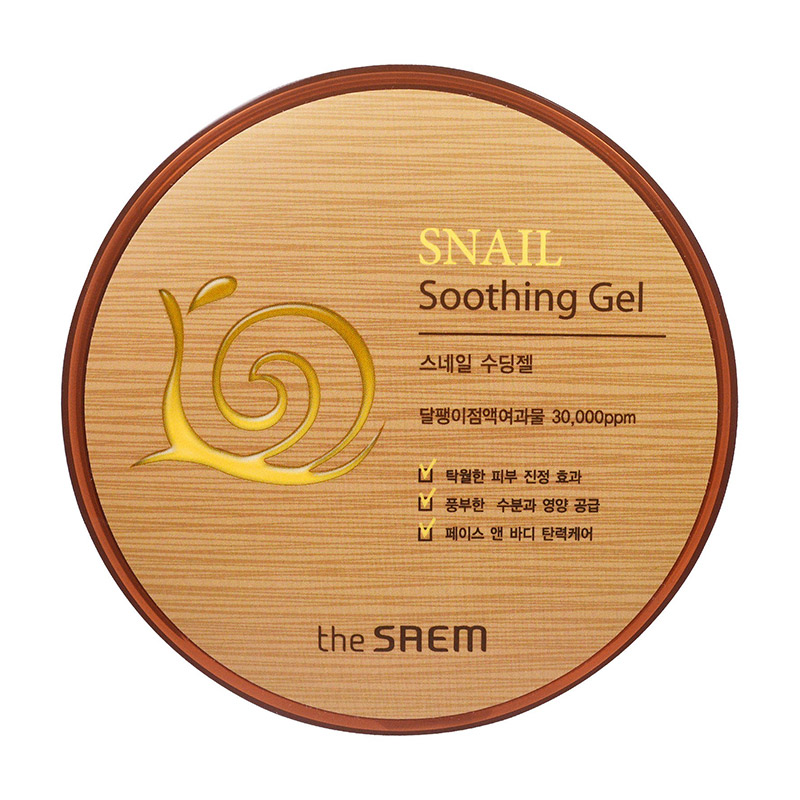 Универсальный гель с улиточным муцином THE SAEM Snail Soothing Gel 300 мл