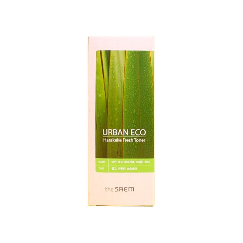 Освежающий тоник с экстрактом новозеландского льна THE SAEM Urban Eco Harakeke Fresh Toner - 180 мл