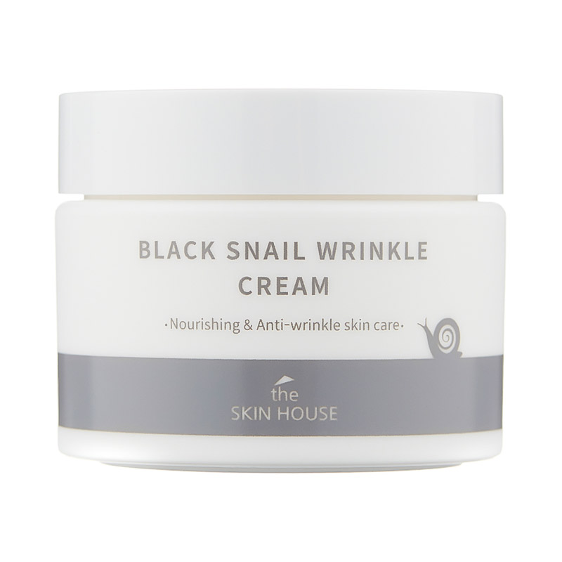 Антивозрастной крем для лица с муцином черной улитки The Skin House Black Snail Wrinkle Cream 50мл