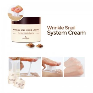 Регенерирующий крем для лица с муцином улитки The Skin House Wrinkle Snail System Cream 50мл