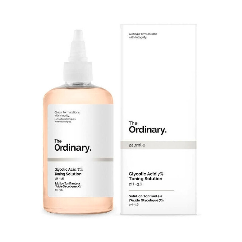 Отшелушивающий тоник с гликолевой кислотой The Ordinary Glycolic Acid Toning Solution 240 мл
