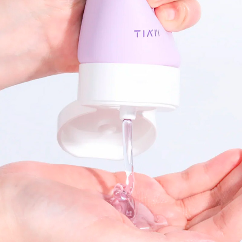 Успокаивающий гель для умывания с муцином TIAM Snail Azulene Low pH Cleanser 200 мл