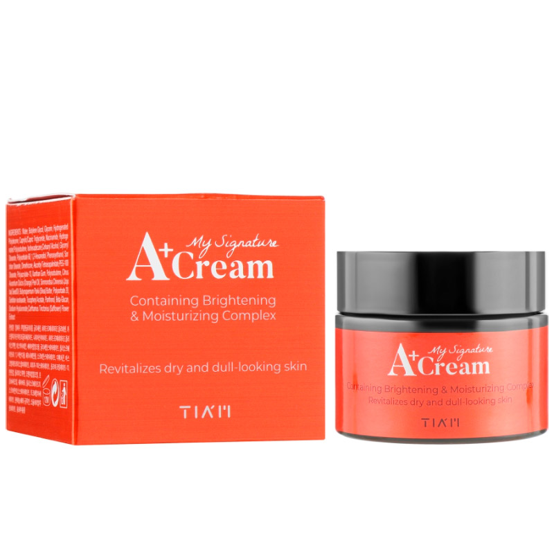 Крем для лица с витамином С для сияния кожи TIAM My Signature A+ Cream 50мл Крем для лица с витамином С для сияния кожи TIAM My Signature A+ Cream 50мл