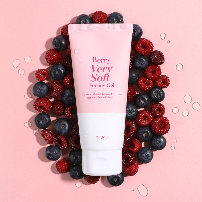 Нежный ягодный пилинг-гель TIAM Berry Very Soft Peeling Gel 120мл