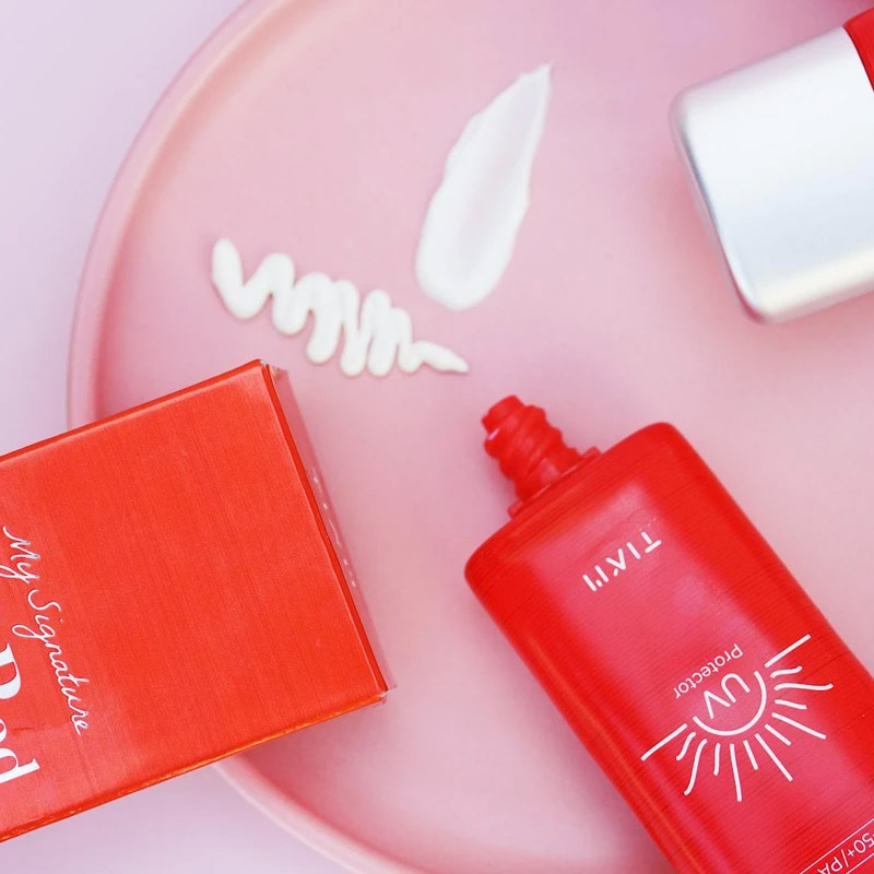 Солнцезащитный крем для сияния кожи TIAM My Signature Vita Red Sunscreen SPF50+/PA+++ 50мл
