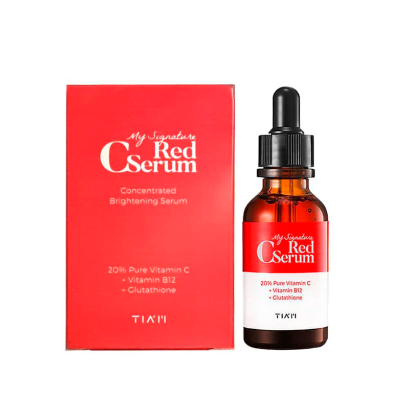 Осветляющая сыворотка с витамином С TIAM My Signature Red C Serum 30мл Осветляющая сыворотка с витамином С TIAM My Signature Red C Serum 30мл