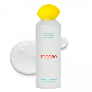 Кислотный тоник-эксфолиант с экстрактом лимона Tocobo AHA BHA Lemon Toner 150мл