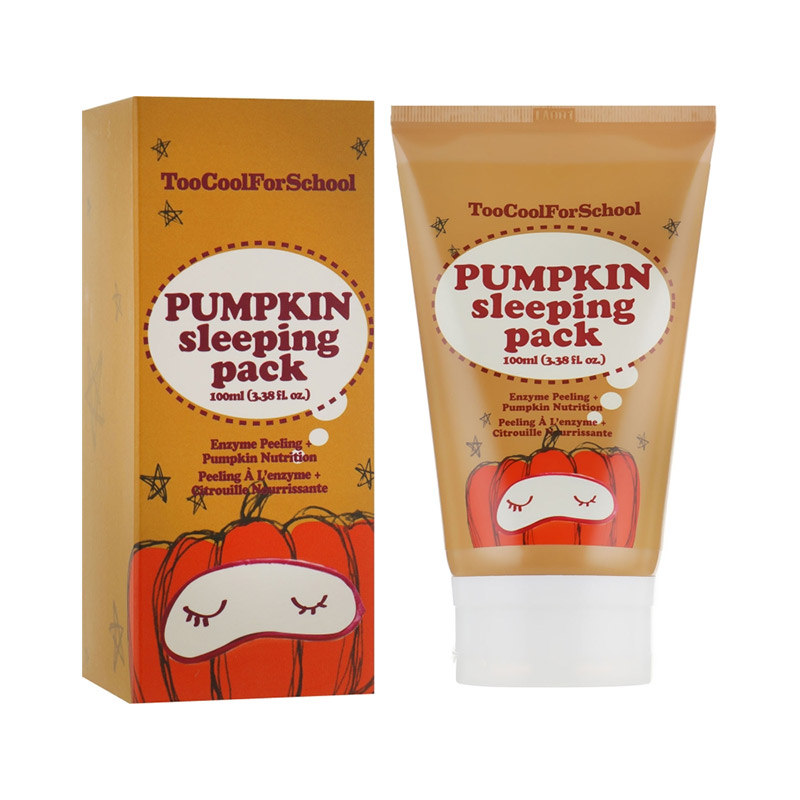 Ночная маска с тыквой TOO COOL FOR SCHOOL Pumpkin Sleeping Pack 100 мл