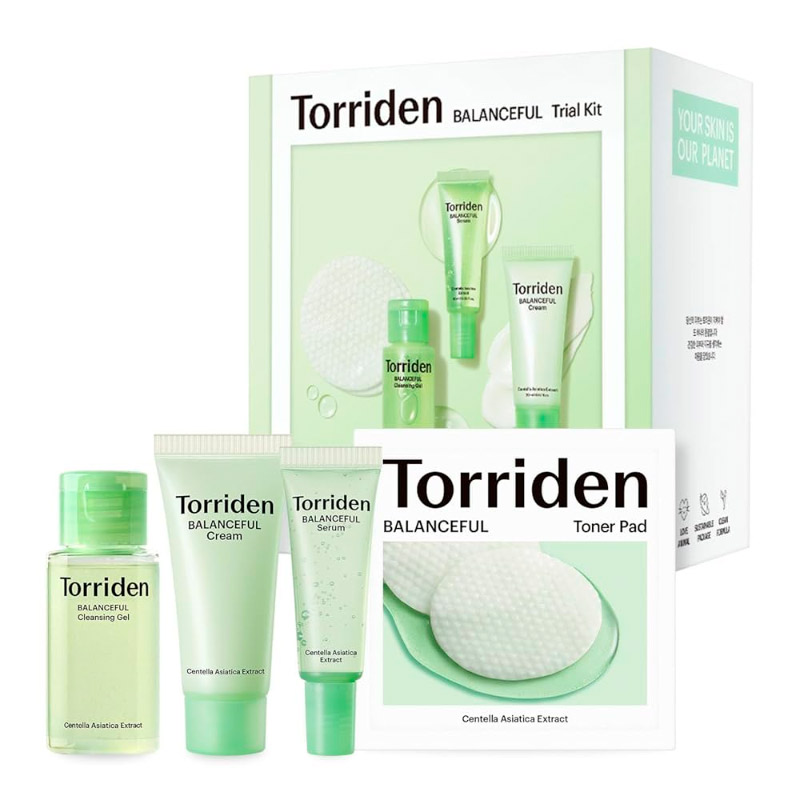 Набор миниатюр с центеллой Torriden Balanceful Trial Kit