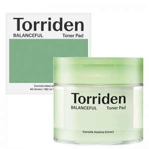 Гипоаллергенные очищающие пэды с центеллой Torriden﻿ Balanceful Cica Toner Pad 60шт