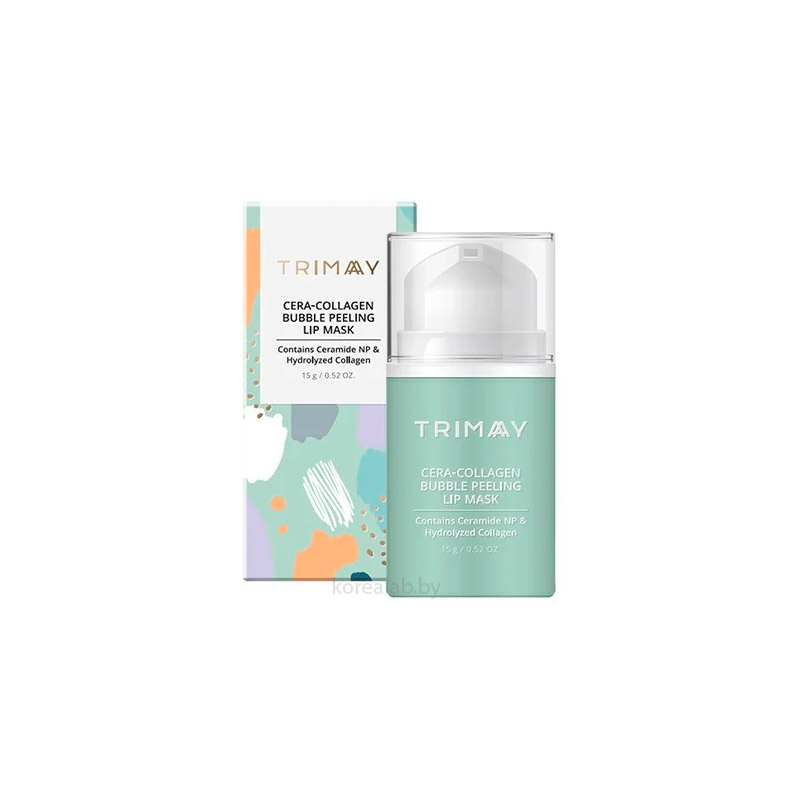Пилинг-маска для губ TRIMAY Cera-Collagen Bubble Peeling Lip Mask 15 гр