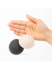 Спонж конняку с древесным углем TRIMAY Charcoal Konjac Sponge 1 шт Спонж конняку с древесным углем TRIMAY Charcoal Konjac Sponge 1 шт