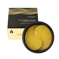 Гидрогелевые патчи с коконом шелкопряда TRIMAY Gold Cocoon Salmon Hydrogel Eye Patch 60 шт