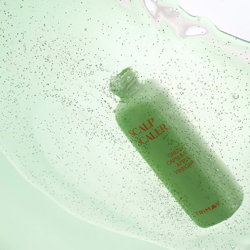 Пилинг для кожи головы с яблочным уксусом TRIMAY Green Capsule Apple Vinegar Scalp Scaler 180 мл