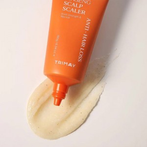 Солевой скраб для кожи головы с женьшенем против выпадения волос TRIMAY Salt Ginseng Anti-Hair Loss Scalp Scaler 180мл